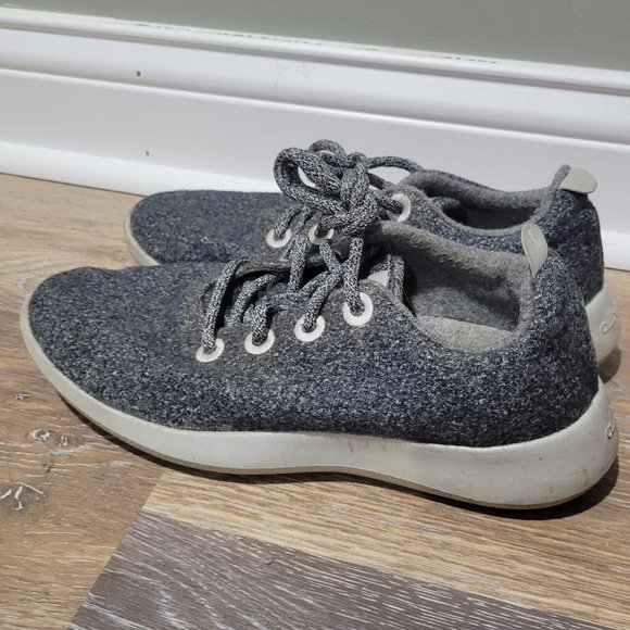 Allbirds Wool Runners Gray Athletic Shoes Womens Size 8 - Picture 4 of 6